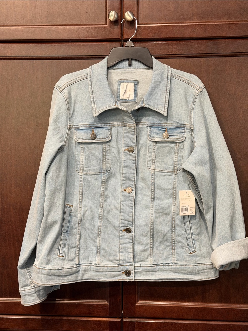 LC Lauren Conrad Light Blue Denim Jacket